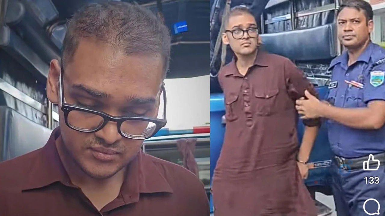 প্রয়াত বিএনপি নেতা শামসুল আলমের ছেলে পিস্তলসহ আটক