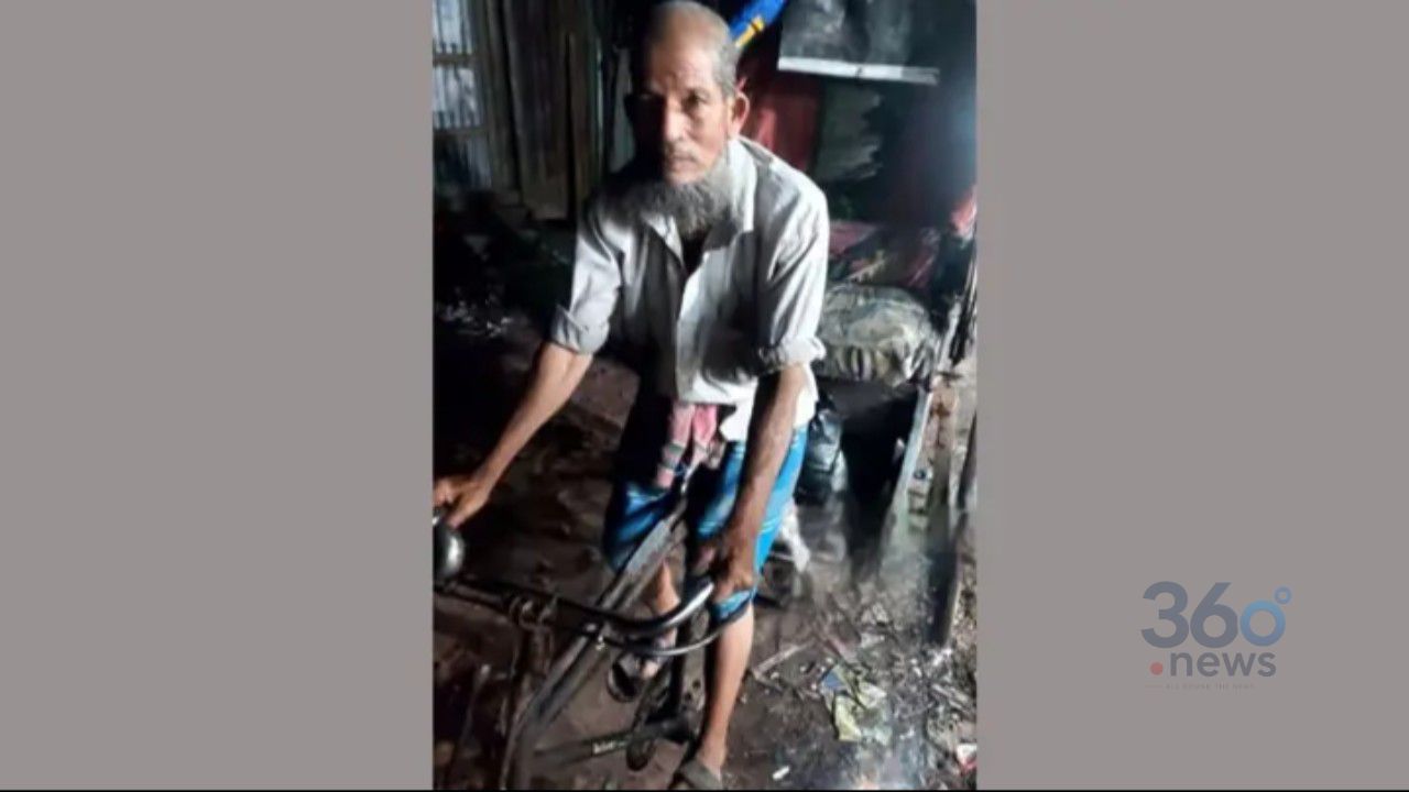 প্যাডেলচালিত রিকশা চালান ৭১ বছরের মোহাম্মদ উল্লাহ