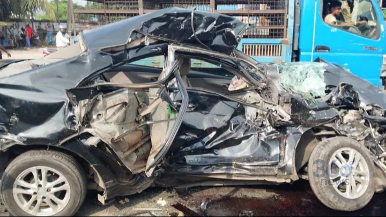 গজারিয়ায় বাসের ধাক্কায় প্রাইভেটকারের চালকসহ নিহত ৪